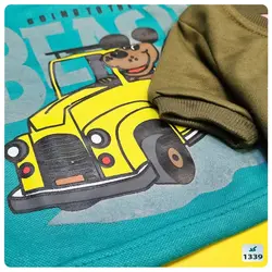 تیشرت شلوارک هاپو ماشین سوار