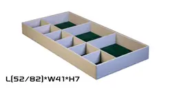 باکس زیورآلات چرم کامپکت داخل کشو سری 2