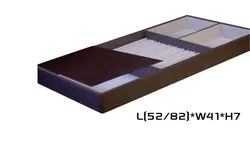 باکس زیورآلات چرم کامپکت داخل کشو سری 3