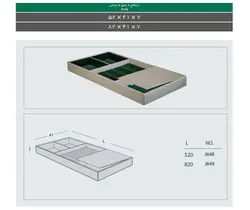 باکس زیورآلات چرم کامپکت داخل کشو سری 3