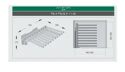 رک جای شلوار دیواری فرنچ استایل دو طرفه