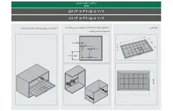 سینی مشبک چرمی ریلی فرنچ استایل