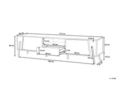 میز تلویزیون مدل Iron-177-2