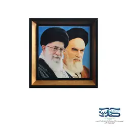 قاب کاشی«امام خمینی و مقام معظم رهبری»