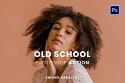دانلود اکشن فتوشاپ تم مدرسه قدیمی Old School