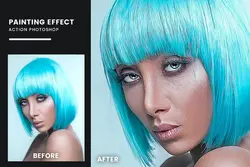 اکشن فتوشاپ افکت نقاشی Painting Effect