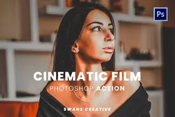 اکشن فتوشاپ افکت سینمایی Cinematic Film