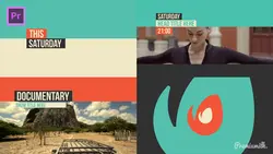 پروژه پریمیر اجزای گرافیکی برودکست Broadcast Design Lines Package