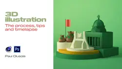 آموزش طراحی و تصویرسازی با سینمافوردی و فتوشاپ ۳D illustration Tips
