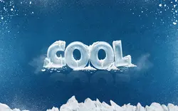 استایل فتوشاپ یخ زده و برفی Freeze & Snow Text Effects