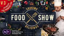 پروژه افترافکت شو آشپزی Cooking Delicious Food Show