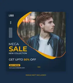 دانلود بنر لایه باز فتوشاپ با موضوع فروش و تبلیغات Sale Social Media Post Or Bann