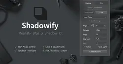 اسکریپت Shadowify PS ساخت انواع سایه و افکت مات در فتوشاپ