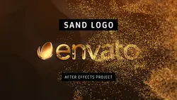 پروژه افترافکت لوگوی شن و ماسه