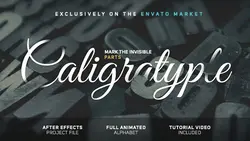 پروژه افترافکت خوشنویسی