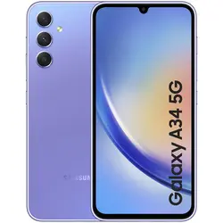 گوشی موبایل سامسونگ گلکسی مدل A34 - 5G دو سیم کارت ظرفیت 256 گیگابایت با رم 8 گیگابایت