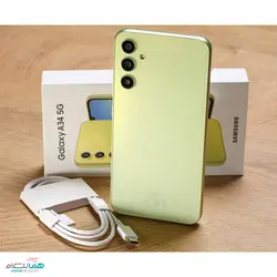 گوشی موبایل سامسونگ گلکسی مدل A34 - 5G دو سیم کارت ظرفیت 256 گیگابایت با رم 8 گیگابایت