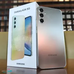 گوشی موبایل سامسونگ گلکسی مدل A34 - 5G دو سیم کارت ظرفیت 256 گیگابایت با رم 8 گیگابایت