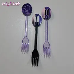 بسته 10 عددی چنگال جشن و تولد تم BTS