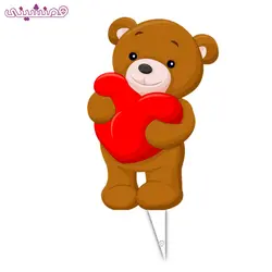 تاپر 15 سانتی تدی با قلب ویژه ولنتاین و روز عشق