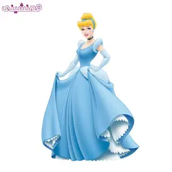 استند چوبی جشن و تولد طرح سیندرلا با لباس آبی کد 02 تم