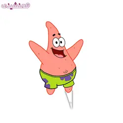 تاپر 15 سانتی شخصیت جشن و تولد طرح میکروب مدل باب اسفنجی