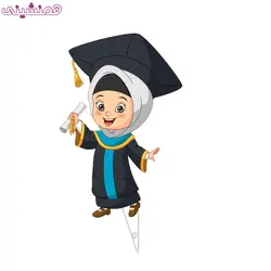 تاپر 15 سانتی طرح جشن فارغ التحصیلی شخصیت دختر