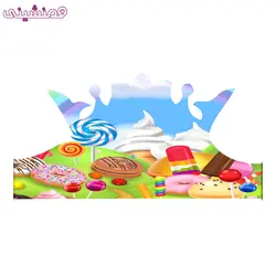 تاج ویژه مدل جشن و تولد تم دونات و بستنی