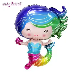 بادکنک فویلی زیبای شخصیت پری دریایی کیوت