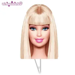 تاپر 15 سانتی مدل جشن و تولد تم باربی طرح ایستاده کد ۰۲