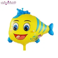 بادکنک فویلی جشن و تولد تم پری دریایی طرح ماهی