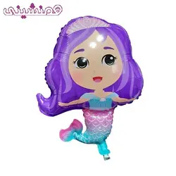 بادکنک فویلی جشن و تولد تم پری دریایی طرح پری کد 03 تم