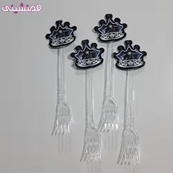بسته 10 عددی چنگال ویژه تم جشن و تولد ونزدی آدامز