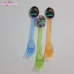 بسته 10 عددی چنگال ویژه تم جشن و تولد تم ماینکرافت