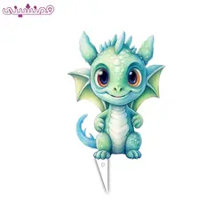 تاپر 15 سانتی مدل جشن و تولد تم اژدها دراگون کد 01