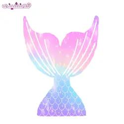 استند چوبی مدل جشن و تولد تم پری دریایی طرح دم رنگین پری دریایی کد 10