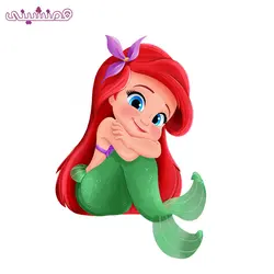 استند چوبی مدل جشن و تولد تم پری دریایی مدل آریل کیوت