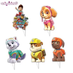 تاپر 6 سانتی تولد مدل جشن و تولد تم سگهای نگهبان کد 02 مجموعه 5 عددی