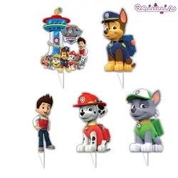 تاپر 6 سانتی تولد مدل جشن و تولد تم سگهای نگهبان کد 01 مجموعه 5 عددی