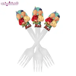 بسته 10 عددی چنگال ویژه جشن و تولد تم پت و مت