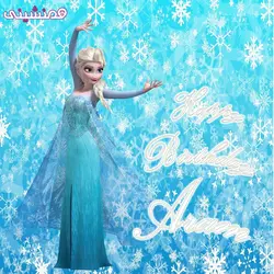 بنر زیبای مربعی مدل جشن و تولد تم فروزن