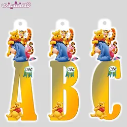 حروف زیبای مدل تم جشن و تولد وینی پوه و دوستان