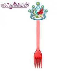 بسته 10 عددی چنگال تم پری دریایی طرح اوریل 02