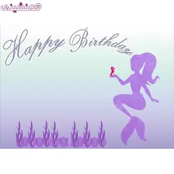 بنر مستطیلی جشن و تولد تم پری دریایی طرح اسپرت 01