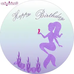 بنر زیبای دایره ای تم پری دریایی طرح اسپرت 01