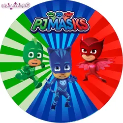 بنر دایره ای جشن و تولد طرح شب نقابها مجموعه پی جی ماسک کد 02