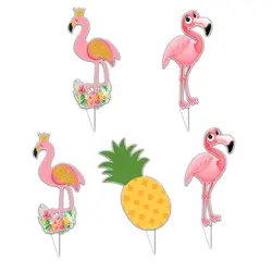 مجموعه 5 عددی تاپر و استند روکیکی تم فلامینگو کد 02