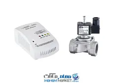 سنسور گاز شهری سیسمیک به همراه شیر برقی گاز اسکا