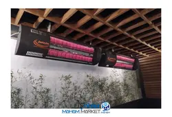 هیتر تابشی سرامیکی صنعتی گرماسان مدل GRC Double