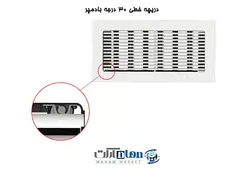 دریچه خطی ۳۰ درجه - فروشگاه اینترنتی مهام مارکت I تجربه یک خرید آسان و مطمعا با تضمین بهترین کیفیت و مناسبترین قیمت